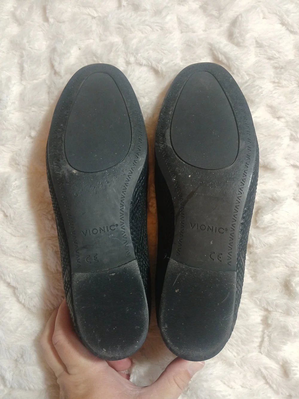 Vionic Womens Willa II Leather Slip On Loafer Black Snake Size 6.5